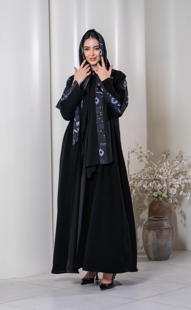 عبايات بيست - نص كلوش فخمة-607 - الصورة 2