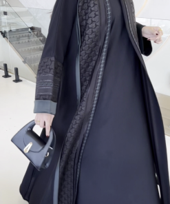 Alternative view of عبايات بيست - عباية نص كلوش بتدخيلة جاكار فنية-1320