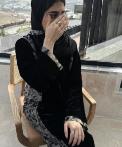 Alternative view of عبايات بيست - عباية شتوية بكشميري-950