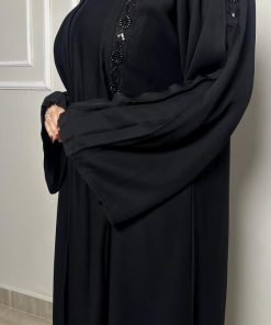Alternative view of عبايات بيست - عباية نص كلوش بتدخيلة خرز-999