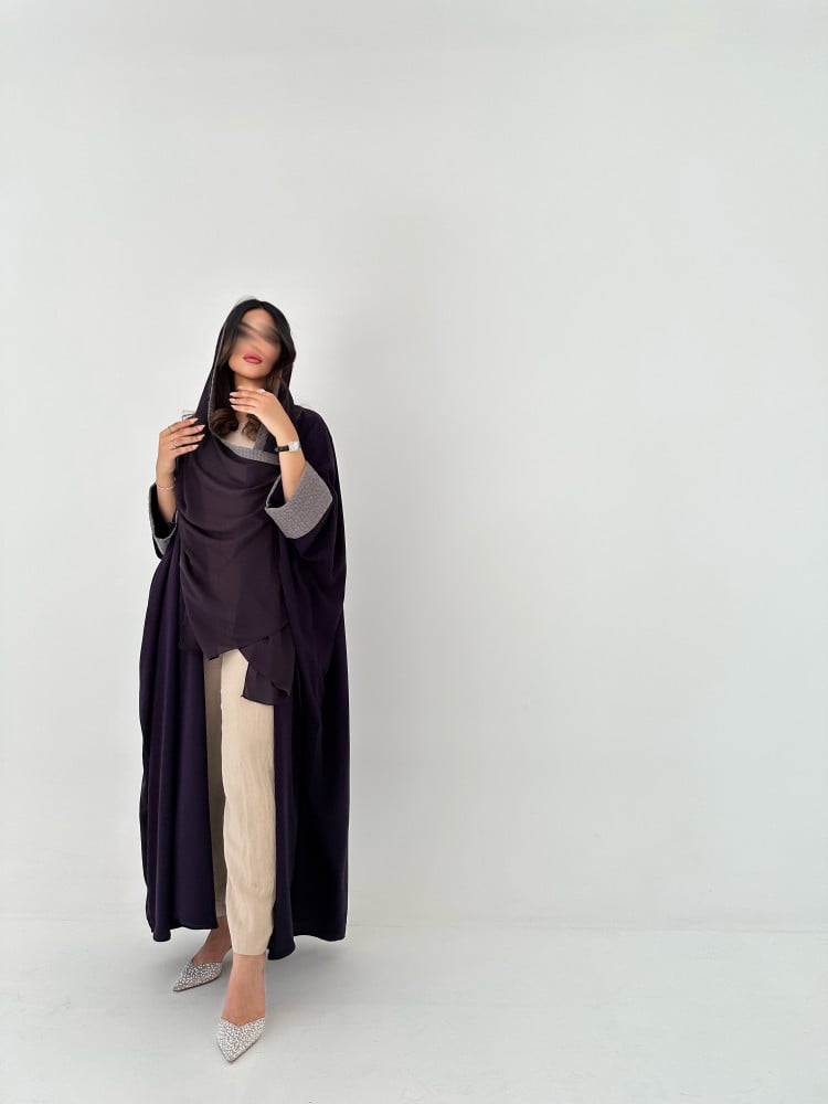 عباية كريب اكمام راكة قصة فراشة