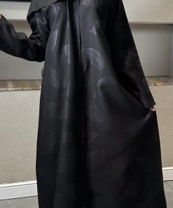 Alternative view of عبايات بيست - عباية ربع كلوش بقماش جاكار-540