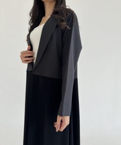 عبايات خمرة - عباية كريب قصة نص كلوش