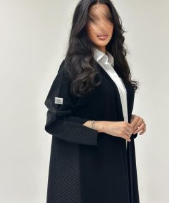 عبايات خمرة - عباية كريب مع تفته كلوش