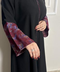 Alternative view of عبايات بيست - عباية نص كلوش بتدخيلة كشميري-919