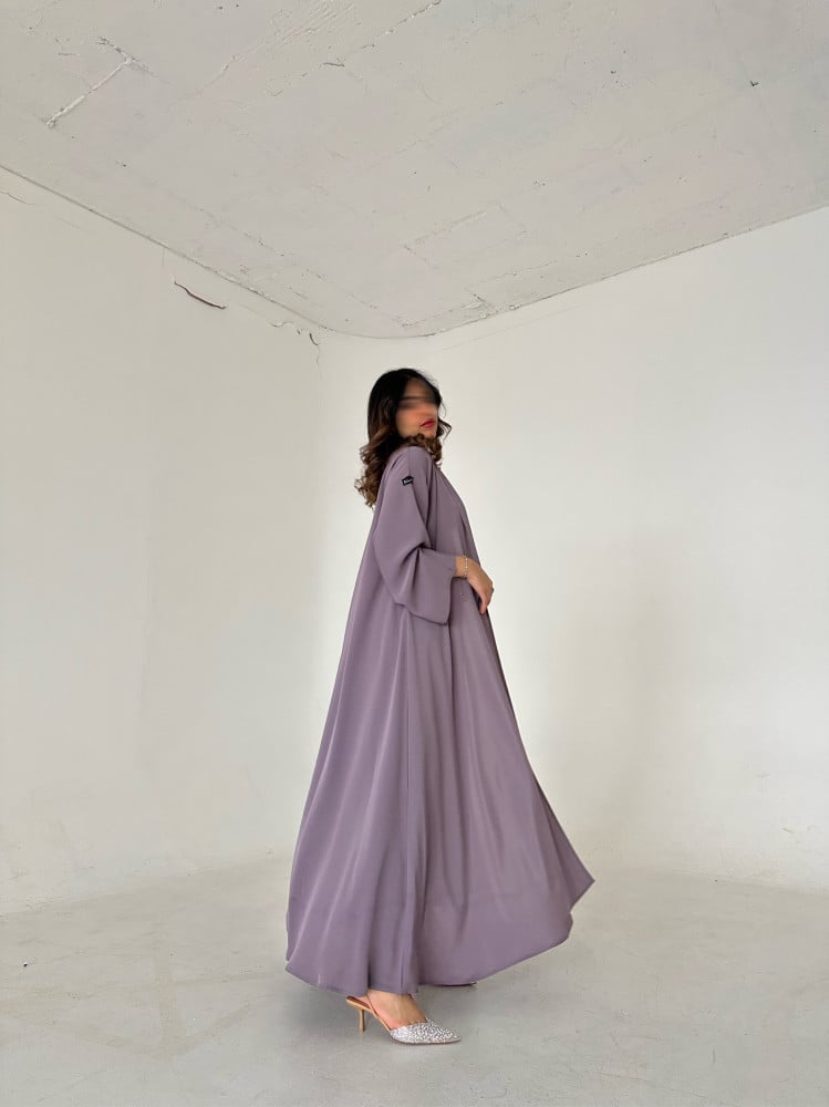 عباية ناعمة كريب قصة نص كلوش - Image 2