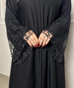 Alternative view of عبايات بيست - عباية نص كلوش بتدخيلة فخمة-951