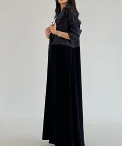 Alternative view of عبايات خمرة - عباية كريب قصة نص كلوش