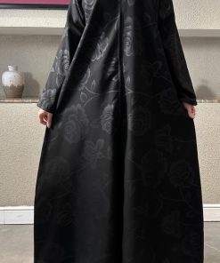 عبايات بيست - عباية ربع كلوش بقماش جاكار-520