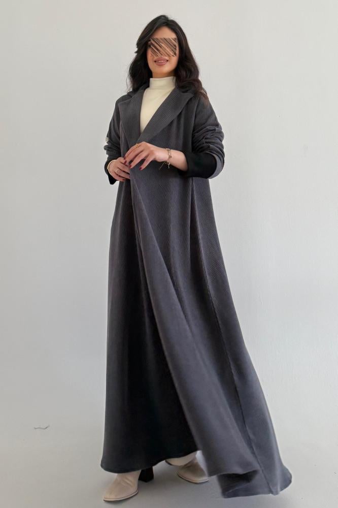 عباية صوف ايطالي قصة ربع كلوش - Image 4