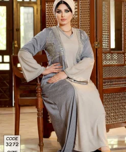 دار الجلابية - عباية كتان مطرزة و مطعمة كلفة