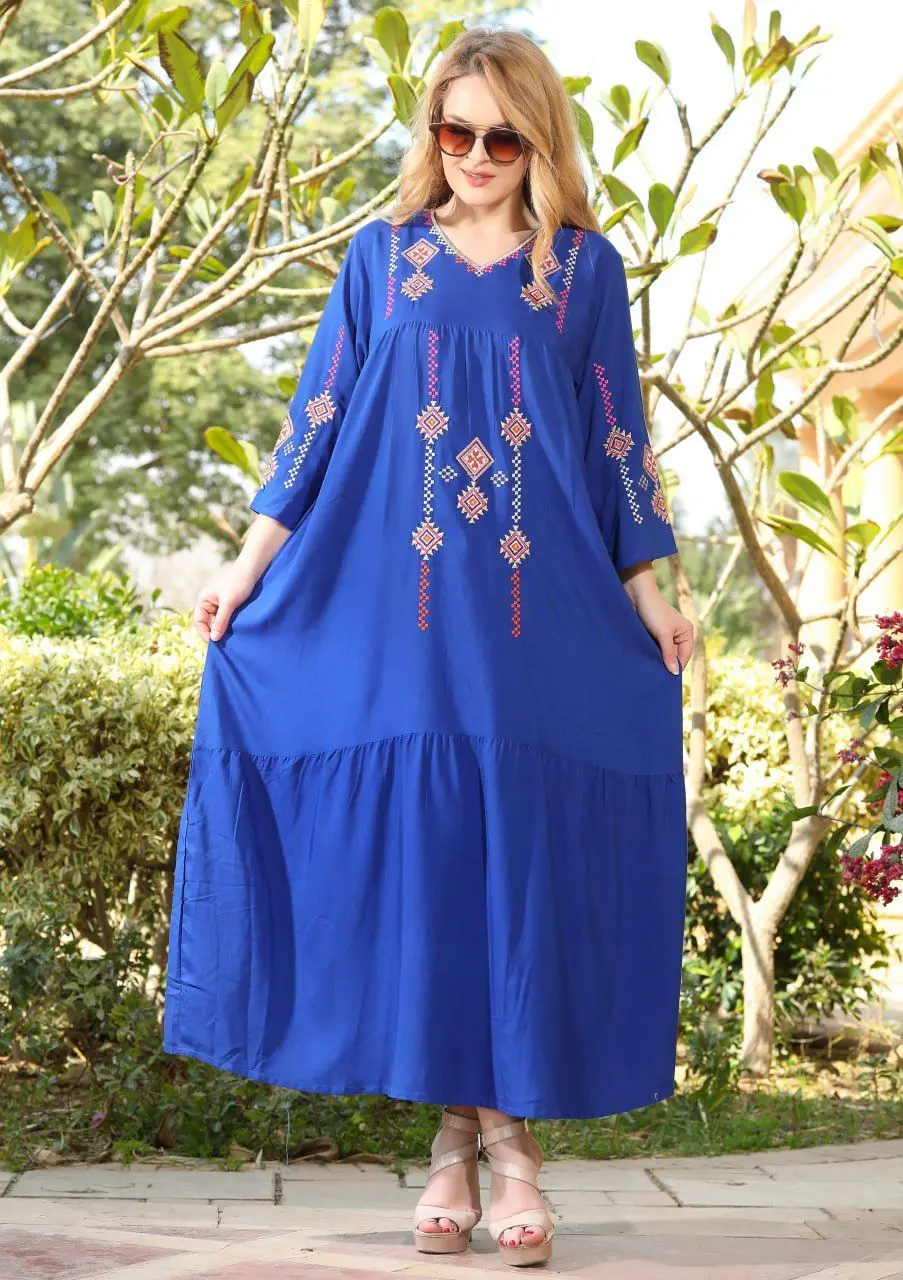 دار الجلابية - جلابية قطن مطرزة ايتامين سيناوي