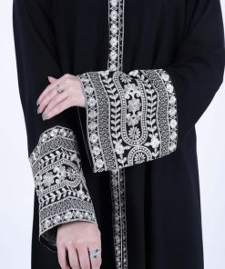 عبايات بيست - عباية نص كلوش أنيقة بتصميم مميز-123