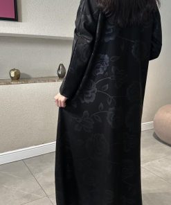 Alternative view of عبايات بيست - عباية ربع كلوش بقماش جاكار-520