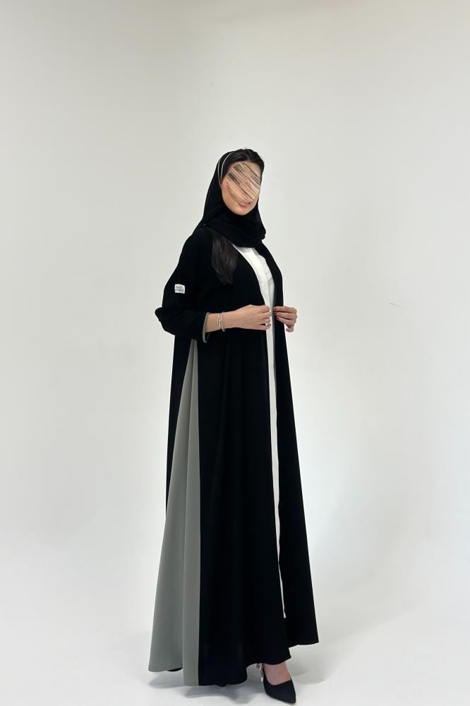 عبايات خمرة - عباية ملكي قصة نص كلوش - Image 2