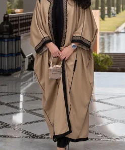 Alternative view of فيفيتش - كارديجان طويل عباية كاجوال مطرز بدانتيل متباين [طلب مسبق]