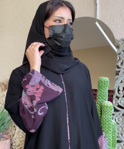 عبايات بيست - نص كلوش بتدخيلة كشميري موف-850