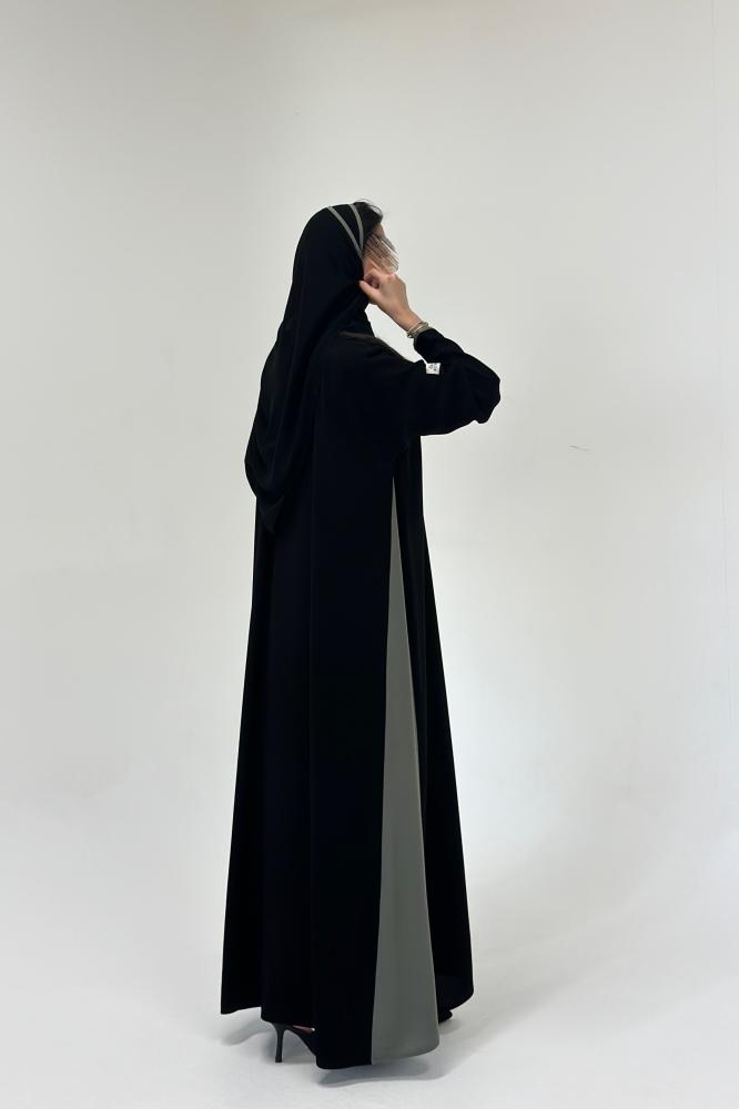 عبايات خمرة - عباية ملكي قصة نص كلوش - Image 3