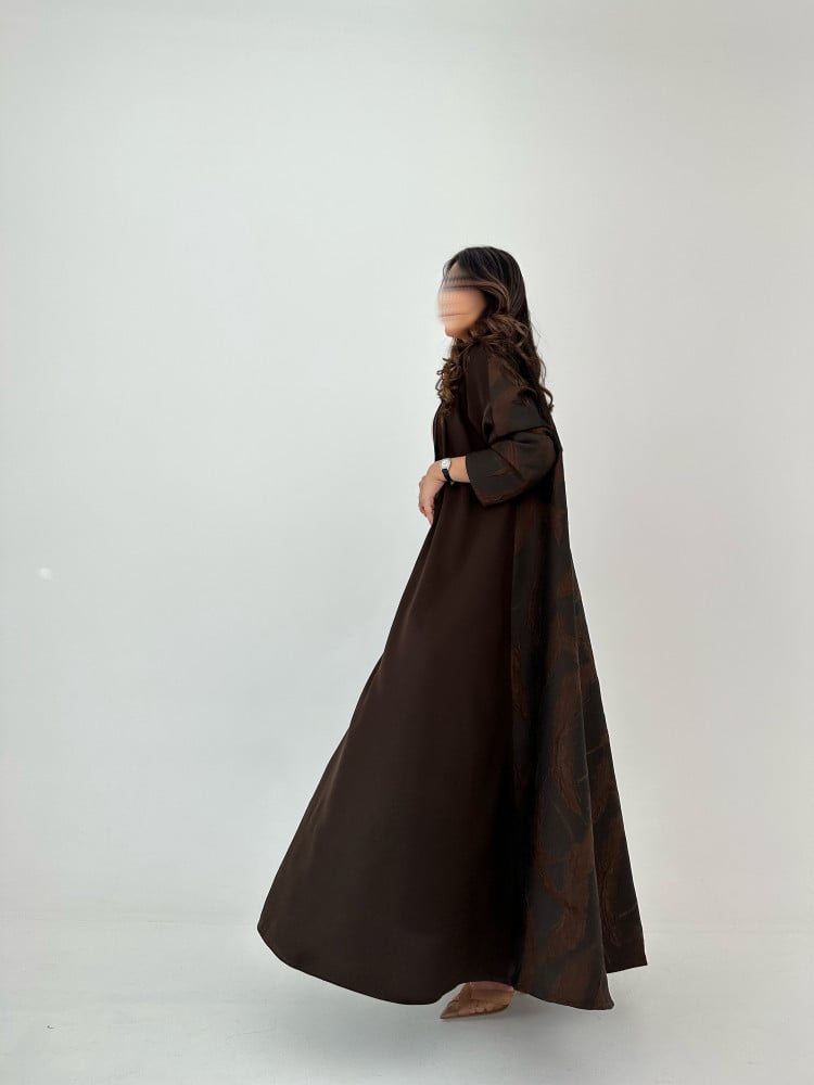 عباية كريب صيفي مع تفته