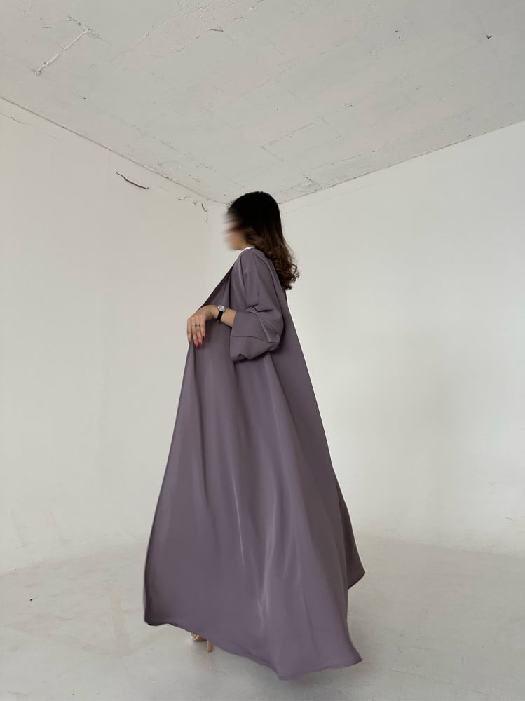 عباية ناعمة كريب قصة نص كلوش - Image 4