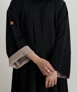 Alternative view of الفيروز  - عباية بسمة لينن واقف