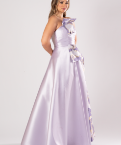 Alternative view of تريجر آيلاند - فستان سهرة طويل اوف شولدر بفيونكة