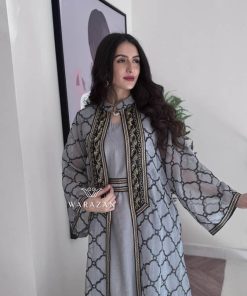 ورزان - جلابيه ملكيه بحزام من الخصر