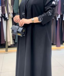 مارينا للعبايات - عباية النجلا لون اسود
