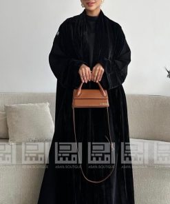 Alternative view of دار امتنان - بكج عباية سوداء شتوية أنيقة و فستان بلاك بيري فاخر- 1517