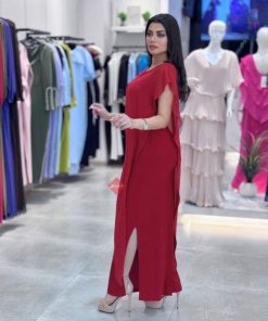 Alternative view of بينوش  - فستان شيفون ناعم طويل