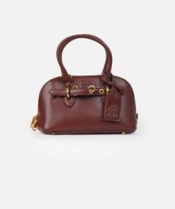 أوبرا فاشن - شنطة يد نسائية جلدية فاخر لون عودي