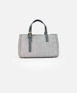 Alternative view of أوبرا فاشن - شنطة يد لوسيندا بتفاصيل هندسية أنيقة بلون رمادي