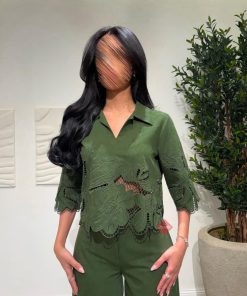 Alternative view of طقم انيق بتطريز زهور