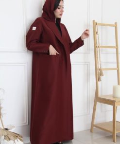 Alternative view of عباية تفته تايواني مبطنه بتصميم بليزر انيق