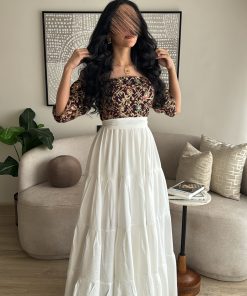 ورزان - جلابية رمضانية بلونين مع تطريز