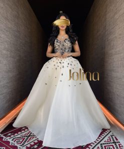 جولينا - Wahaj وهج Stardust Beige Gown