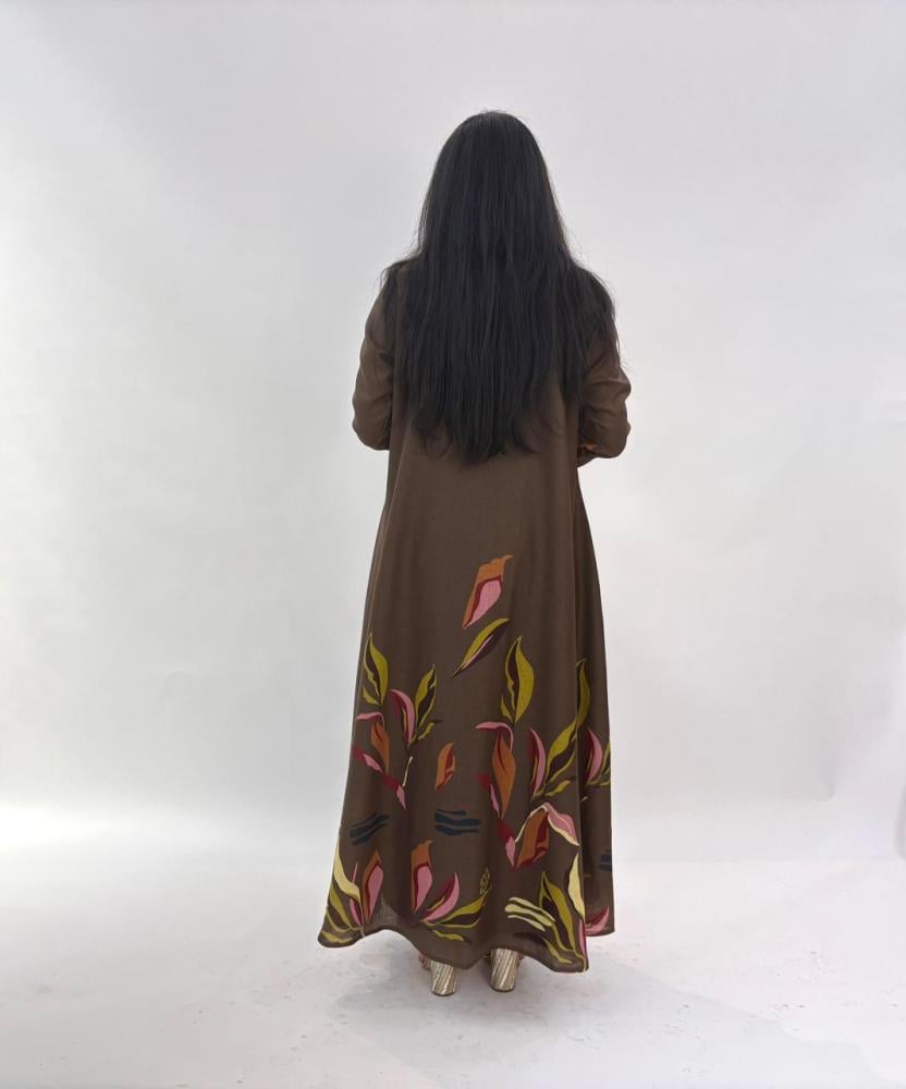 Alternative view of مارينا للعبايات - عباية غصون بني