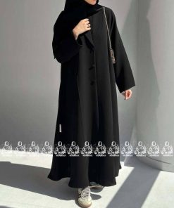 الفيروز - عباية تانيا سوداء كتف