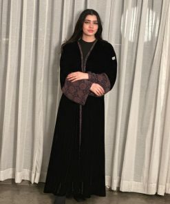 مارينا للعبايات - عباية "كشمير" موف