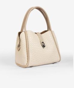 أوبرا فاشن - شنطة جلد لون بيج