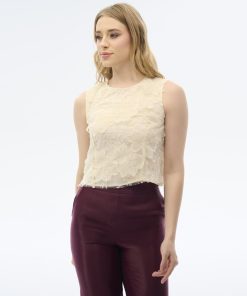 Alternative view of افورا  - بلوزة بدون كم أنيقة