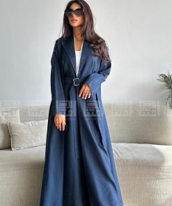 دار امتنان - عباية كحلية بقطعتين متصلتين - 1410