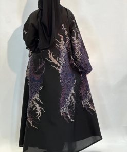 Alternative view of مارينا للعبايات - عباية غزاله موف وذهبي