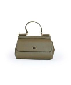 أوبرا فاشن - شنطة يد من كيرسبيلا مصنوعة من الجلد الفاخر لون زيتي