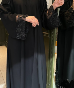 جواهر - عباية كم شفاف 0123123