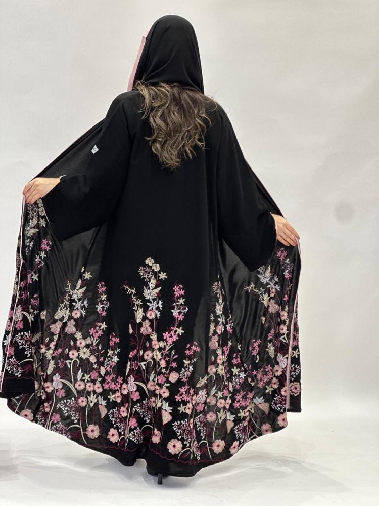 مارينا للعبايات - عبابه تطريز بيج - الصورة 3