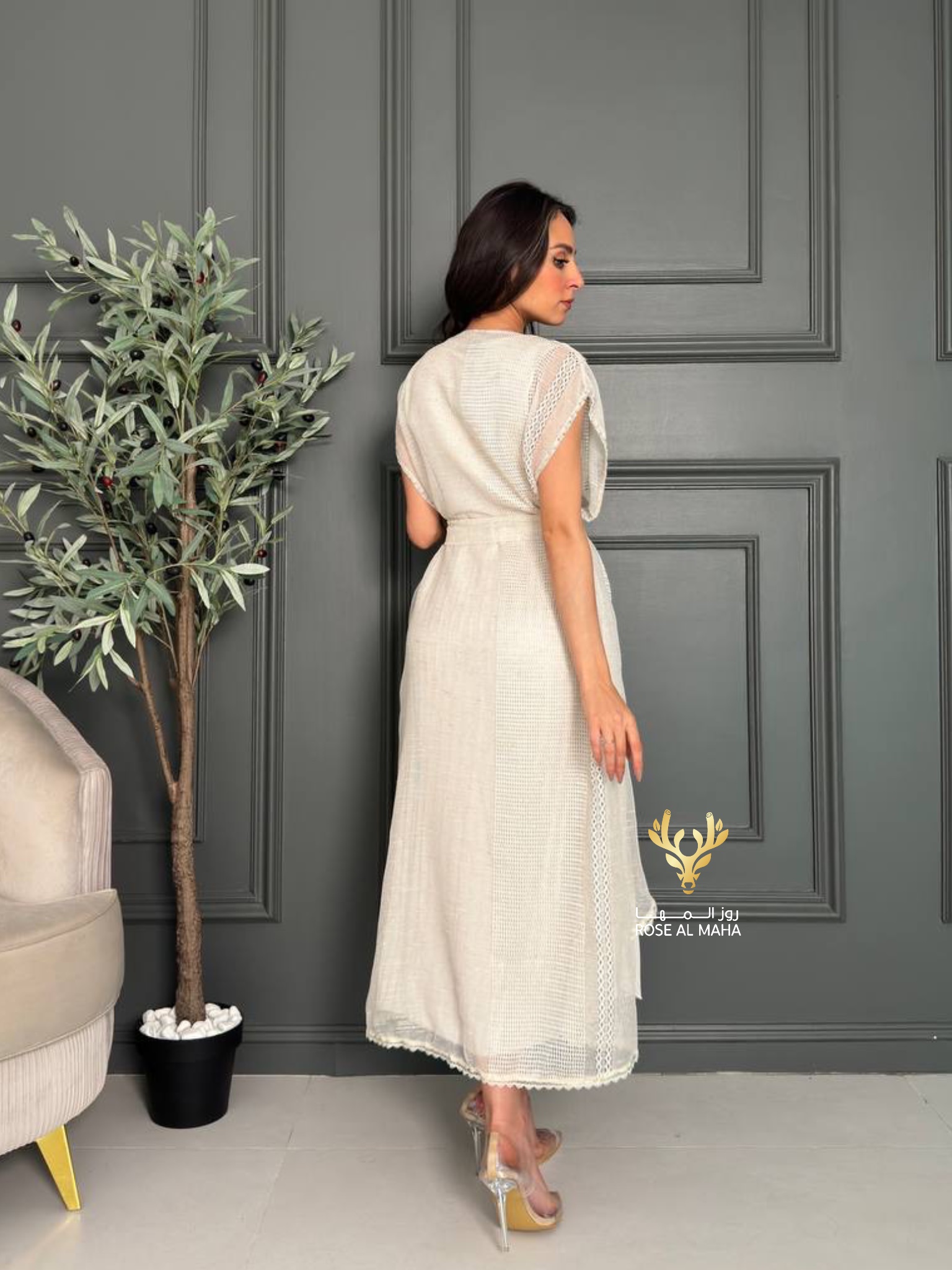 روز المها - فستان ناعم قطعتين - Image 7