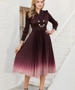 Alternative view of افورا  - فستان مميز بكسرات