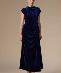 Alternative view of اكتان - فستان كحلي طويل مخمل