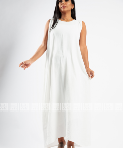 Alternative view of دار امتنان - فستان عباية أبيض  1157